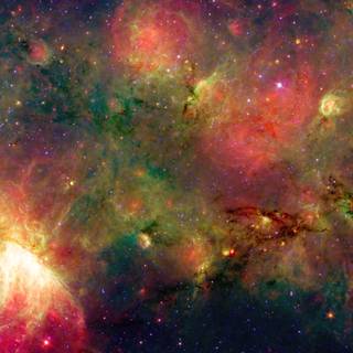 Trippy galaxy wallpaper