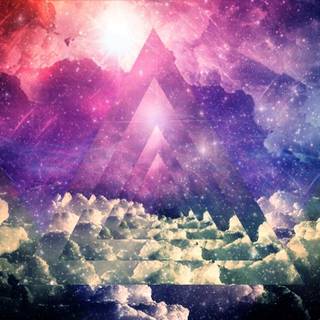 Trippy galaxy wallpaper