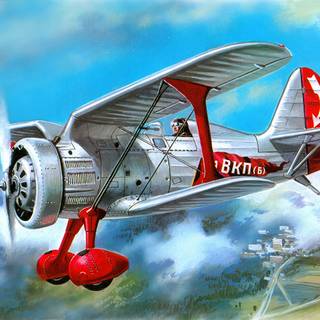 Vintage aircraft wallpaper