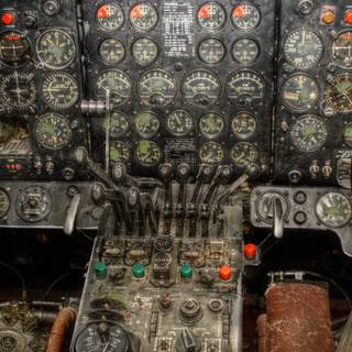 Vintage aircraft wallpaper