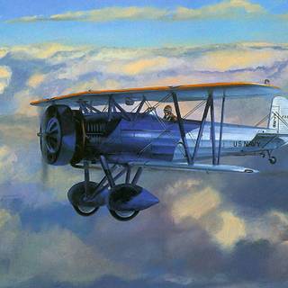 Vintage aircraft wallpaper