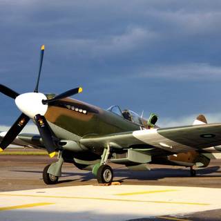 Vintage aircraft wallpaper