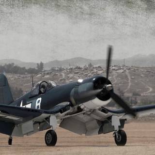 Vintage aircraft wallpaper