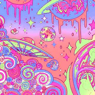 Trippy galaxy wallpaper