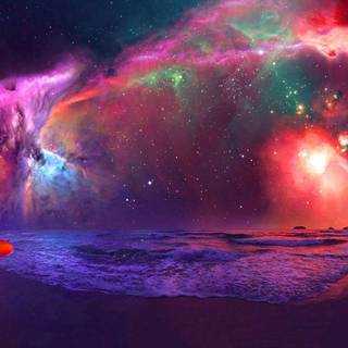 Trippy galaxy wallpaper