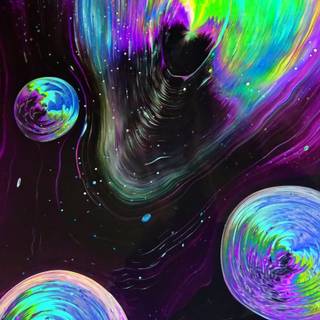 Trippy galaxy wallpaper