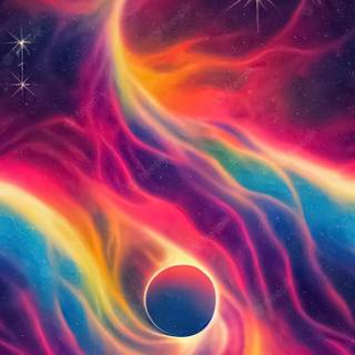 Trippy galaxy wallpaper