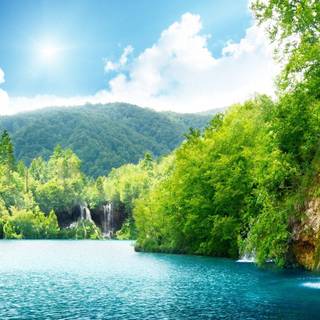 Natural landscape computer wallpaper