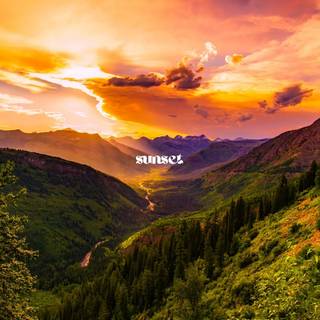 Natural landscape computer wallpaper