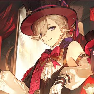 Genshin Lyney computer wallpaper