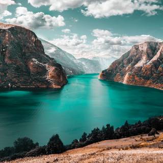 Natural landscape computer wallpaper