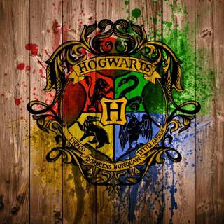 Hogwarts symbol HD desktop wallpaper