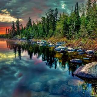 Natural landscape computer wallpaper