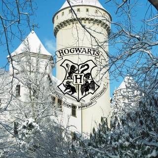 Hogwarts symbol HD desktop wallpaper