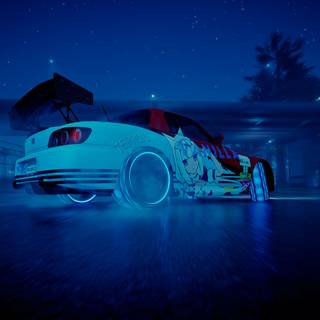 Street race anime desktop wallpaper