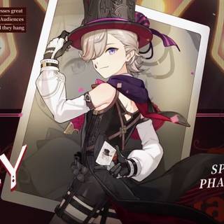 Genshin Lyney computer wallpaper