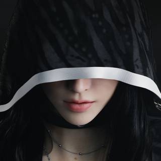 Dark art girl wallpaper