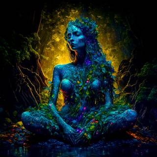 Dark art girl wallpaper