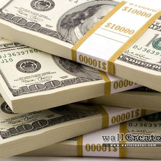 Cash and bows wallpaper