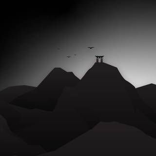 Dark minimal 4k mobile wallpaper