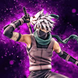 Naruto 4k neon wallpaper