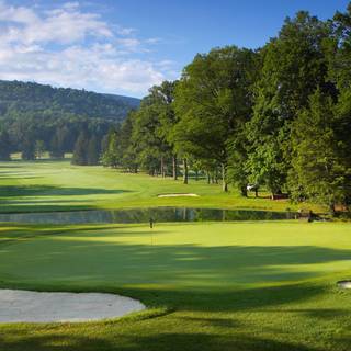 Golf course 4k wallpaper