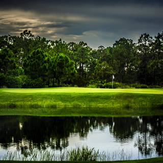 Golf course 4k wallpaper