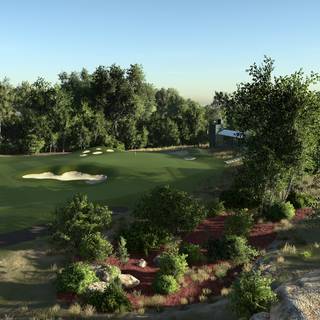 Golf course 4k wallpaper