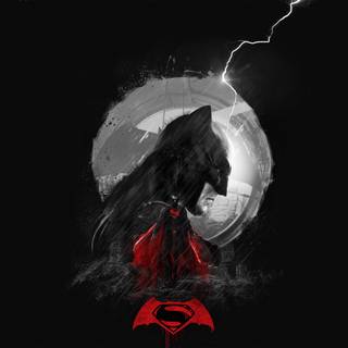 Superman minimalist 4k wallpaper