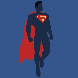 Superman minimalist 4k wallpaper