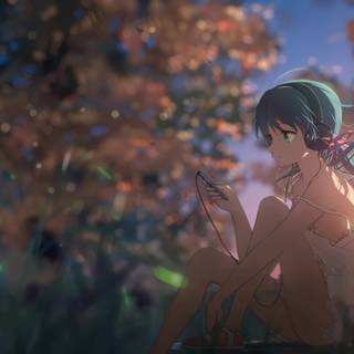 Relaxing anime 4k wallpaper
