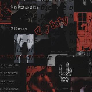 Aesthetic red phone wallpaper