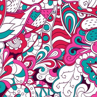 Doodle art 4k wallpaper