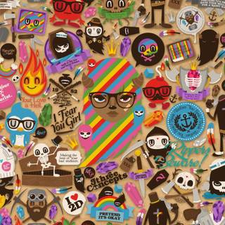 Doodle art 4k wallpaper