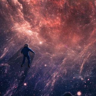 Space black 4k wallpaper