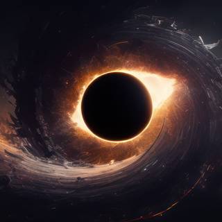 Space black 4k wallpaper