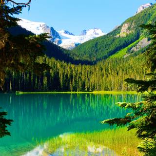 Pine summer wallpaper