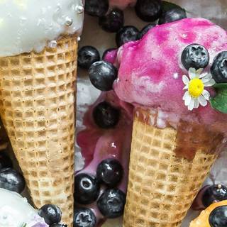 Summer ice cream iPhone wallpaper