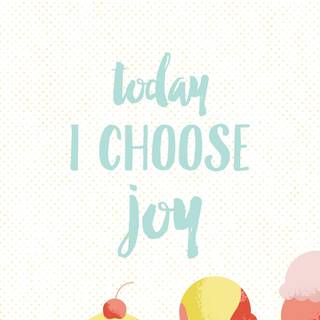 Summer ice cream iPhone wallpaper