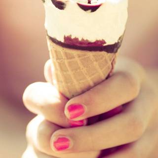Summer ice cream iPhone wallpaper