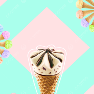 Summer ice cream iPhone wallpaper