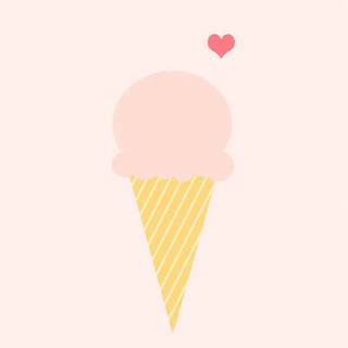 Summer ice cream iPhone wallpaper