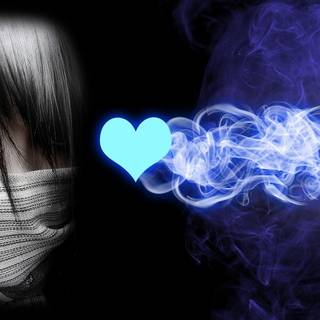 Cute Emo girl wallpaper