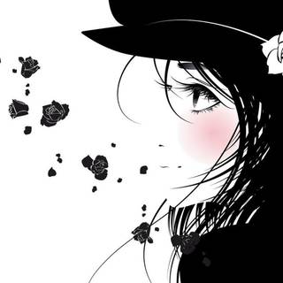 Cute Emo girl wallpaper