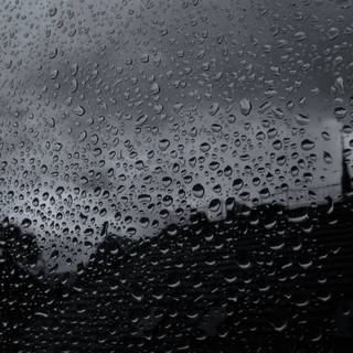 Black and white rain wallpaper