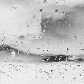 Black and white rain wallpaper