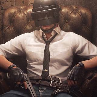 PUBG helmet 4k wallpaper