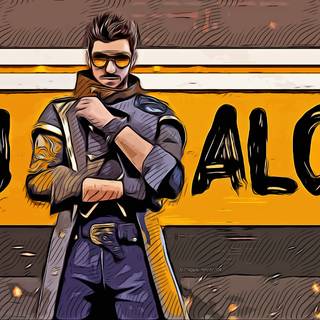 Free Fire Alok 4k wallpaper