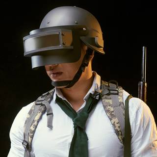 PUBG helmet 4k wallpaper