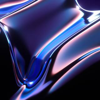 Abstract liquid blue wallpaper